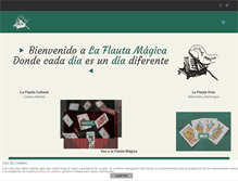 Tablet Screenshot of cafelaflautamagica.com